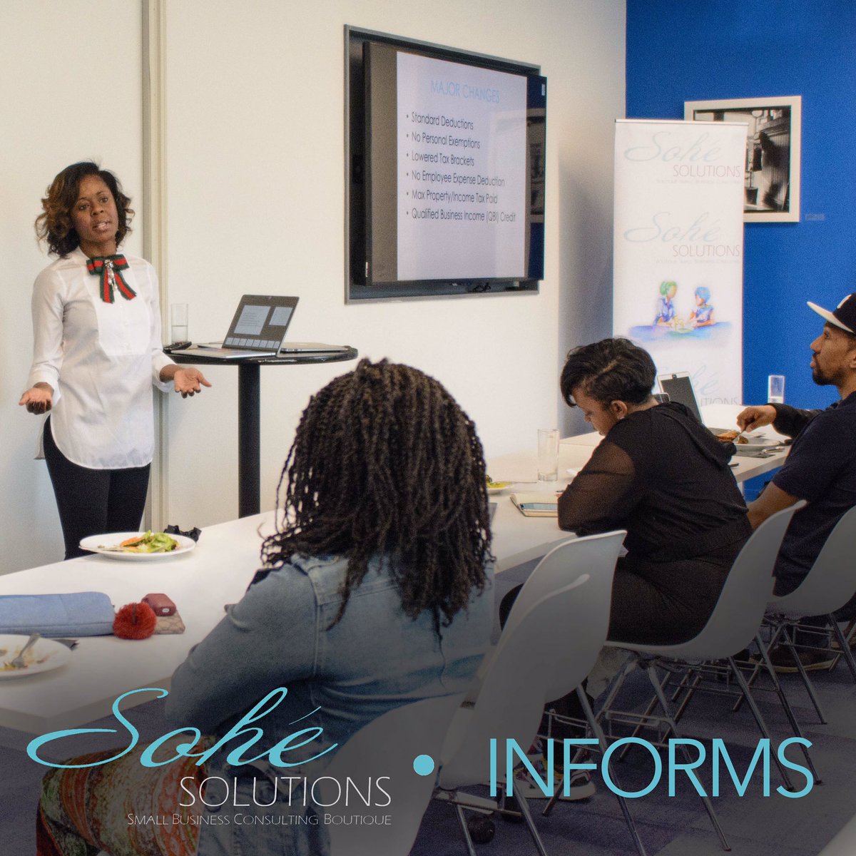 SoheSolutions's tweet photo. Sohé Solutions #INFORMS. 

From financial literacy workshops to panels discussions to artist talks, we seek to inform (and engage) artists, creatives, and art enthusiasts. https://t.co/169jVx3usd