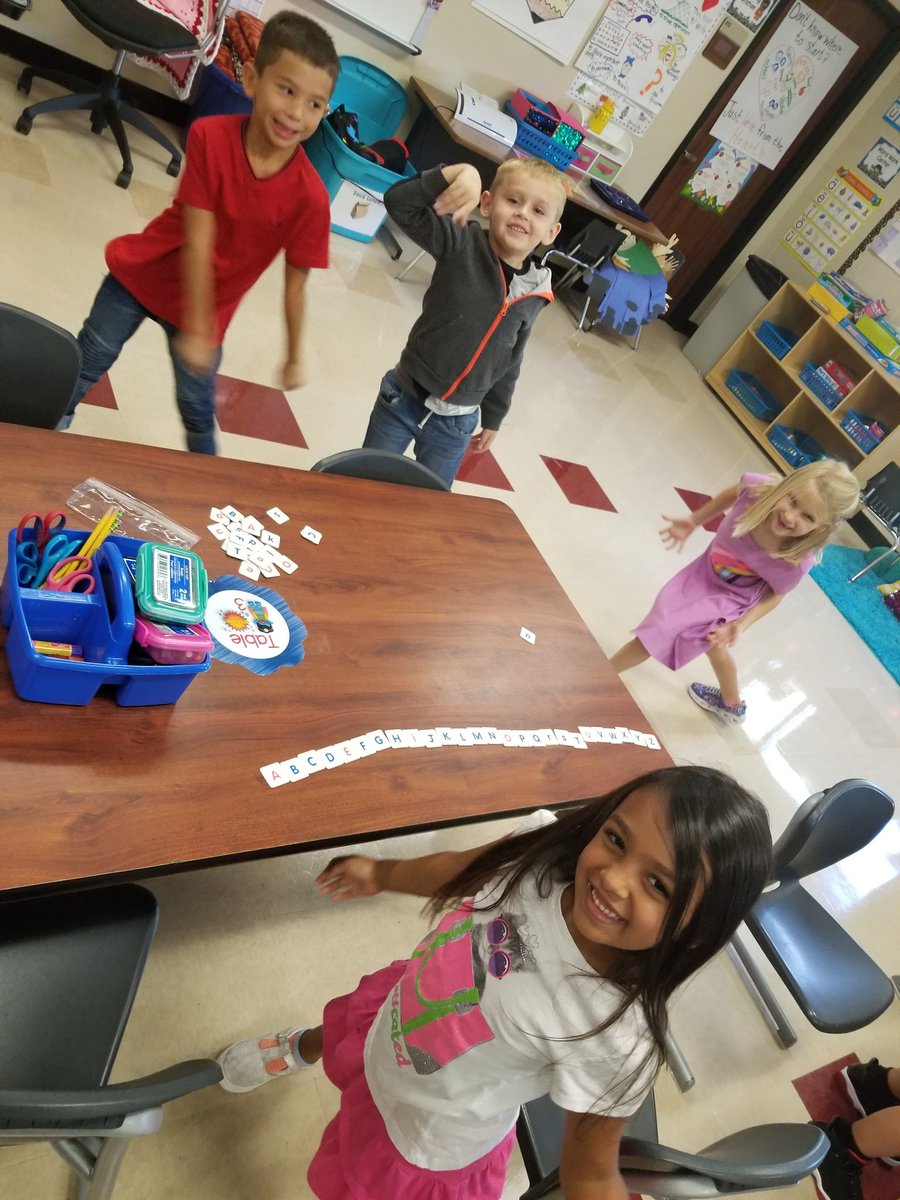 MsRoss_LSE's tweet photo. Today we played a "Table Wars" game. The First table to put the letter tiles in order wins!! Shout out to our 1st, 2nd and 3rd place winners! We also learned a valuable lesson about good sportsmanship! 😂 #leopardspotting #AbcOrder https://t.co/vIqQdEjier