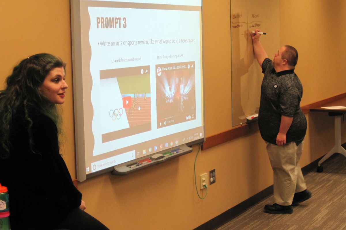 "The best-spent two hours of my week." Fall applications to teach creative writing to (and with!) adults with developmental disabilities are open until Wed 9/18 - cowtippingpress.typeform.com/to/IJoT36