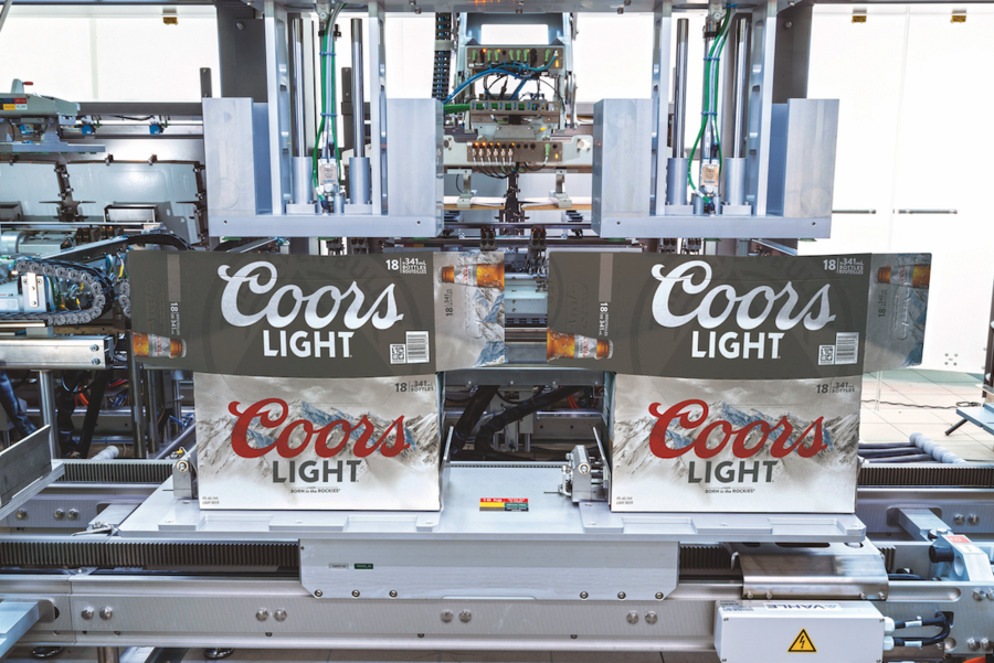 packagingworld's tweet photo. See how #flexible end-of-line #robotics let Molson Coors mix formats in their #packaging process / https://t.co/Pas3Ib8MRh / @GerhardSchubert @KHSGmbH https://t.co/MTUefqc0DJ