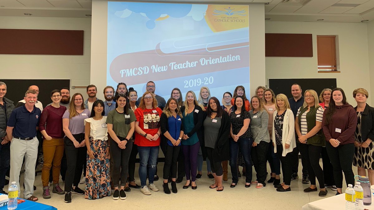 We love welcoming new members into the Fort McMurray Catholic Schools family! 

This morning we are welcoming our newest teachers! We can't wait to see the great things you will do! Congratulations and welcome to the most wonderful career! 

#WeAreFMCSD #ymm #rmwb