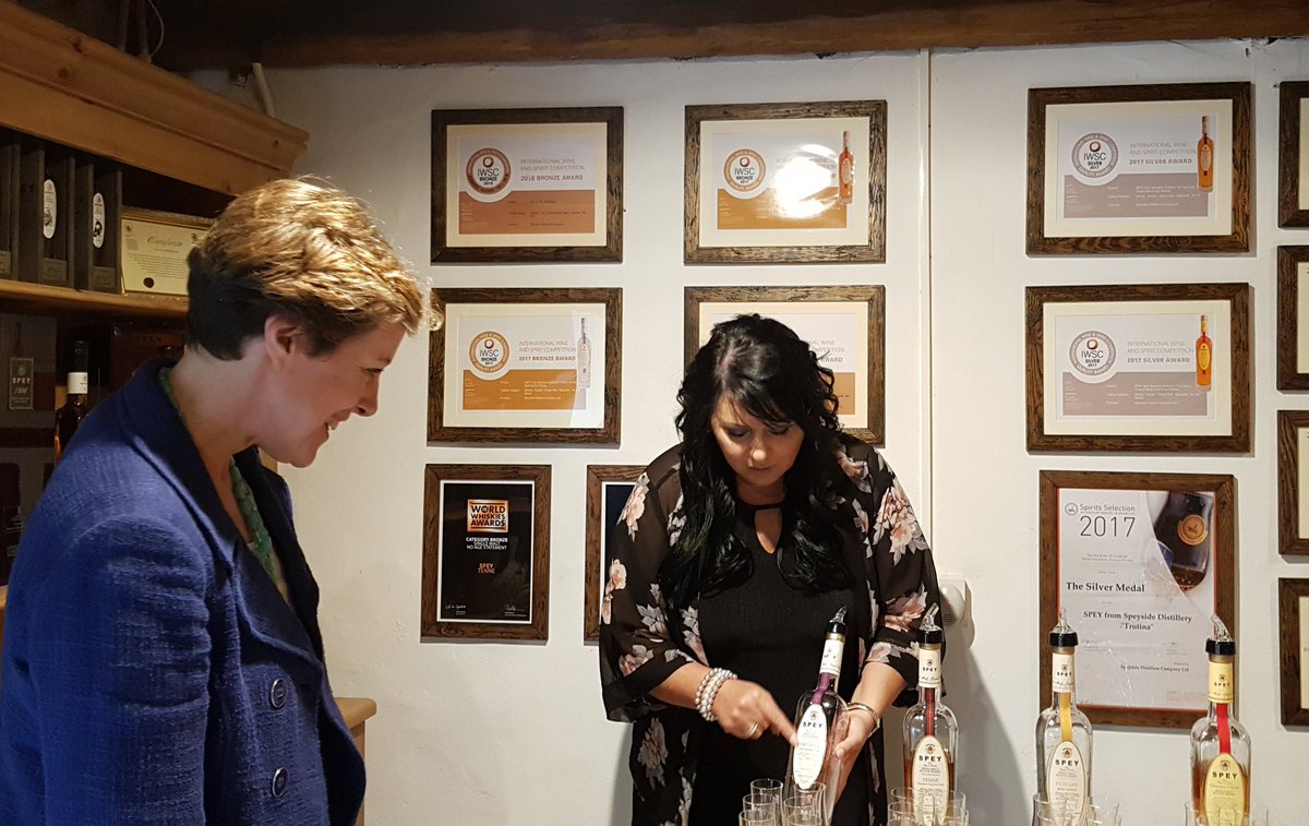 ScotchWhiskySWA's tweet photo. Yesterday we also had the opportunity to visit @SpeySingleMalt and find out more about their heritage and exporting successes so far 🌍🥃 Huge thank you to the #distillery team for the warm welcome. #Speyside https://t.co/fe93HkqJD0