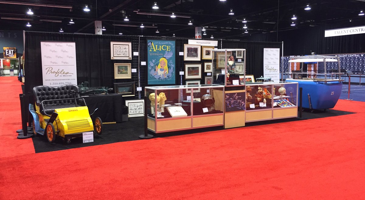 pihauctions's tweet photo. Visit Profiles in History: Booth #624e at Disney's #D23Expo Convention Aug. 23-25 in Anaheim, California. View rare cels, posters, park costumes, props, ride vehicles and all things Disney from our upcoming Animation & Disneyana Auction to be held in Mid-October, 2019. https://t.co/83vVrRFYo0