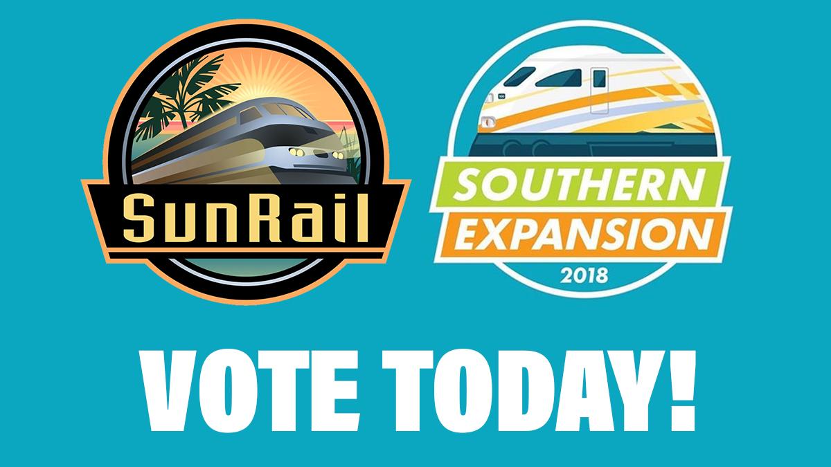 The <a href="/RideSunRail/">SunRail</a> Southern Expansion project has been named one of the top 12 transportation projects in the country by <a href="/aashtospeaks/">AASHTO</a>, <a href="/AAAauto/">AAA</a>, and the <a href="/USChamber/">U.S. Chamber</a>! It's now eligible for the People’s Choice award. Voting begins today and ends at 11:59 pm EST on Sunday, October 6.