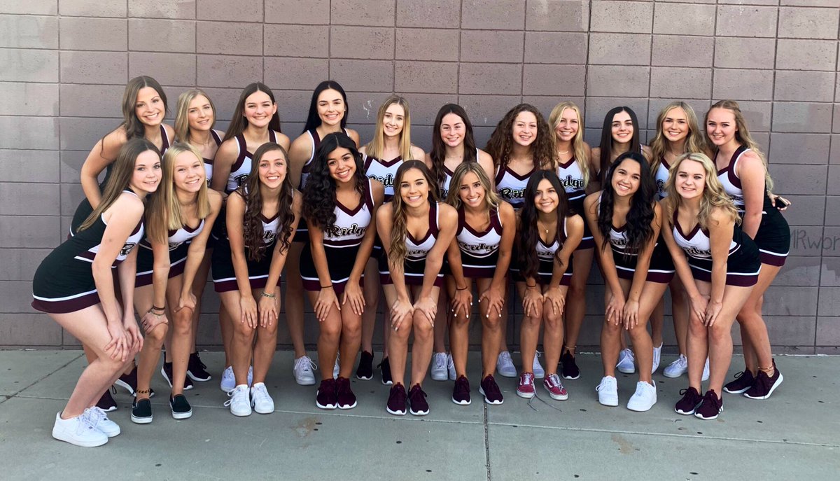 ridge_pom's tweet photo. FIRST FOOTBALL GAME TODAY🏈🐾❤️ We are so excited to cheer on our boys tonight! We hope to see you at Skyline High School @ 7pm. GO RIDGE!! https://t.co/DYI3T8Wszn