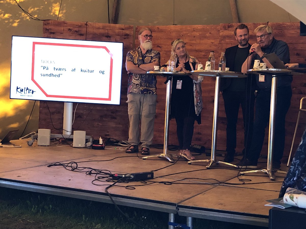 christianboel67's tweet photo. Klar tale: kultur og kunst kan åbne vores øjne, nedbryde fastlåste fagligheder og give patienter bedre  livskvalitet #sundpol #sundhedkultur @kulturmoedet @aausund @Reg_Nord #NOCKS https://t.co/G3W16RMwIX