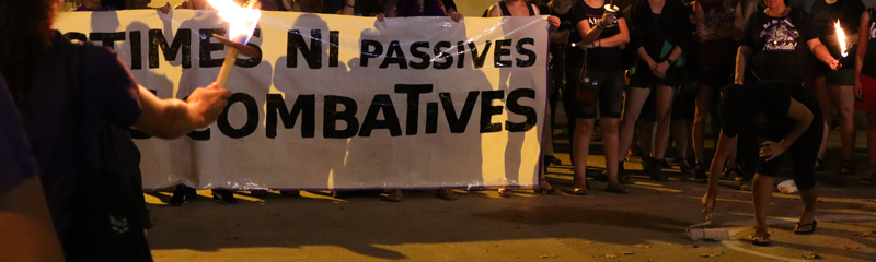 ElAquelarre_pod's tweet image. Ni victimes ni passives DONES COMBATIVES 💪💪
Contra la violència masclista #AutodefensaFeminista 
#FMAS2019 #FestaMajor