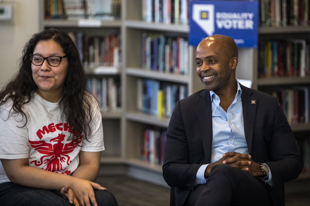 HRC President Alphonso David attends roundtable with community leaders to discuss the issues impacting LGBTQ Latinx people.