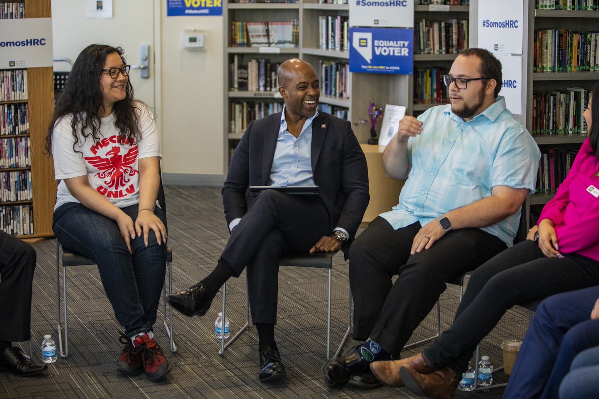 HRC President Alphonso David attends roundtable with community leaders to discuss the issues impacting LGBTQ Latinx people.