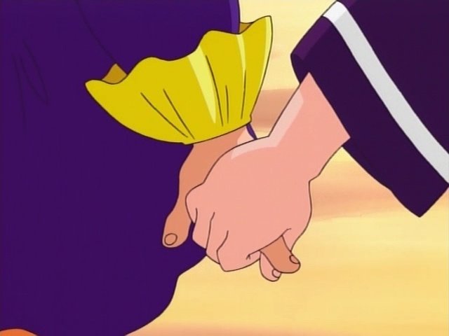 miraimajo's tweet photo. The episode starts with Potpourri being the first to grab Amane's hand, however by the end it's the reverse. I'm now going to cry about this forever. #FunFunPharmacy https://t.co/8O5wgPY0Kr
