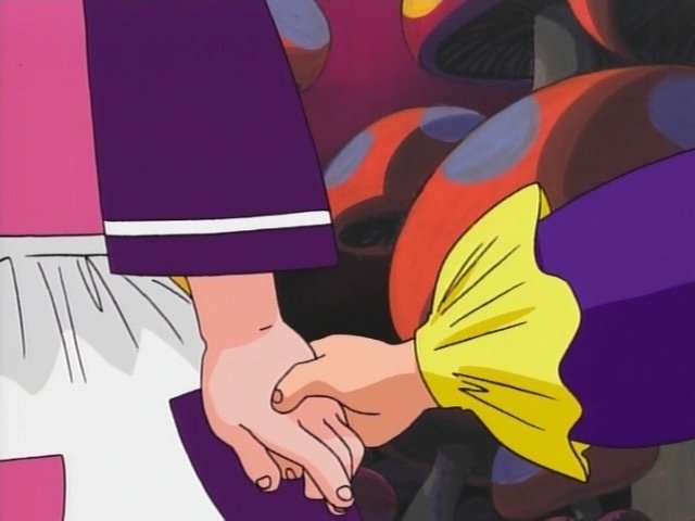 miraimajo's tweet photo. The episode starts with Potpourri being the first to grab Amane's hand, however by the end it's the reverse. I'm now going to cry about this forever. #FunFunPharmacy https://t.co/8O5wgPY0Kr
