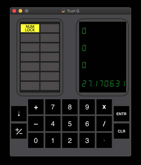 TeamTrurl's tweet photo. Announcing #TRURL G 1.0, a free #RPN calculator that celebrates the first landing of human beings on the earth's #moon. Its GUI imitates the design of the Apollo Guidance Computer (#AGC). https://t.co/O9IxQYl74x https://t.co/ZITndTQMxg