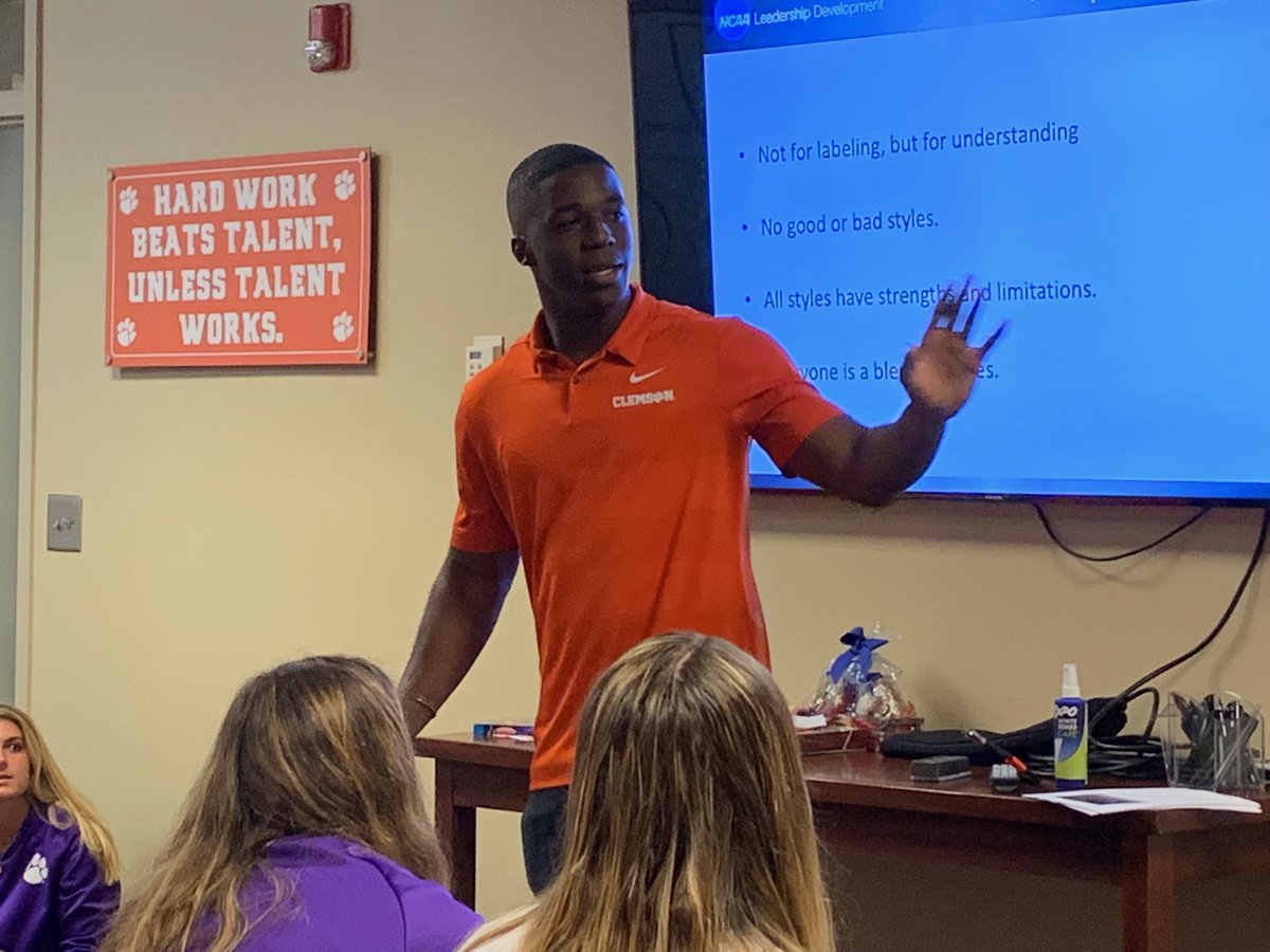 clemsonwsoccer's tweet photo. CUWS wants to thank Sunny & Anthony #Tigerleadership investing in our Team’s Winning Culture https://t.co/kUjoqZsCFw