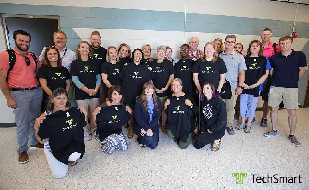 TechSmartCodes's tweet image. The first of many awesome shots, we're sure.  What a fantastic team.  Partnering with @WilsonK12Tn @MNPSLearningTec @nashtechcouncil Dr. Donna Wright and these amazing educators to bring CS Education to middle Tennessee!  #CSforTN #CSforAll #TeachCode #FF #WilsonProud