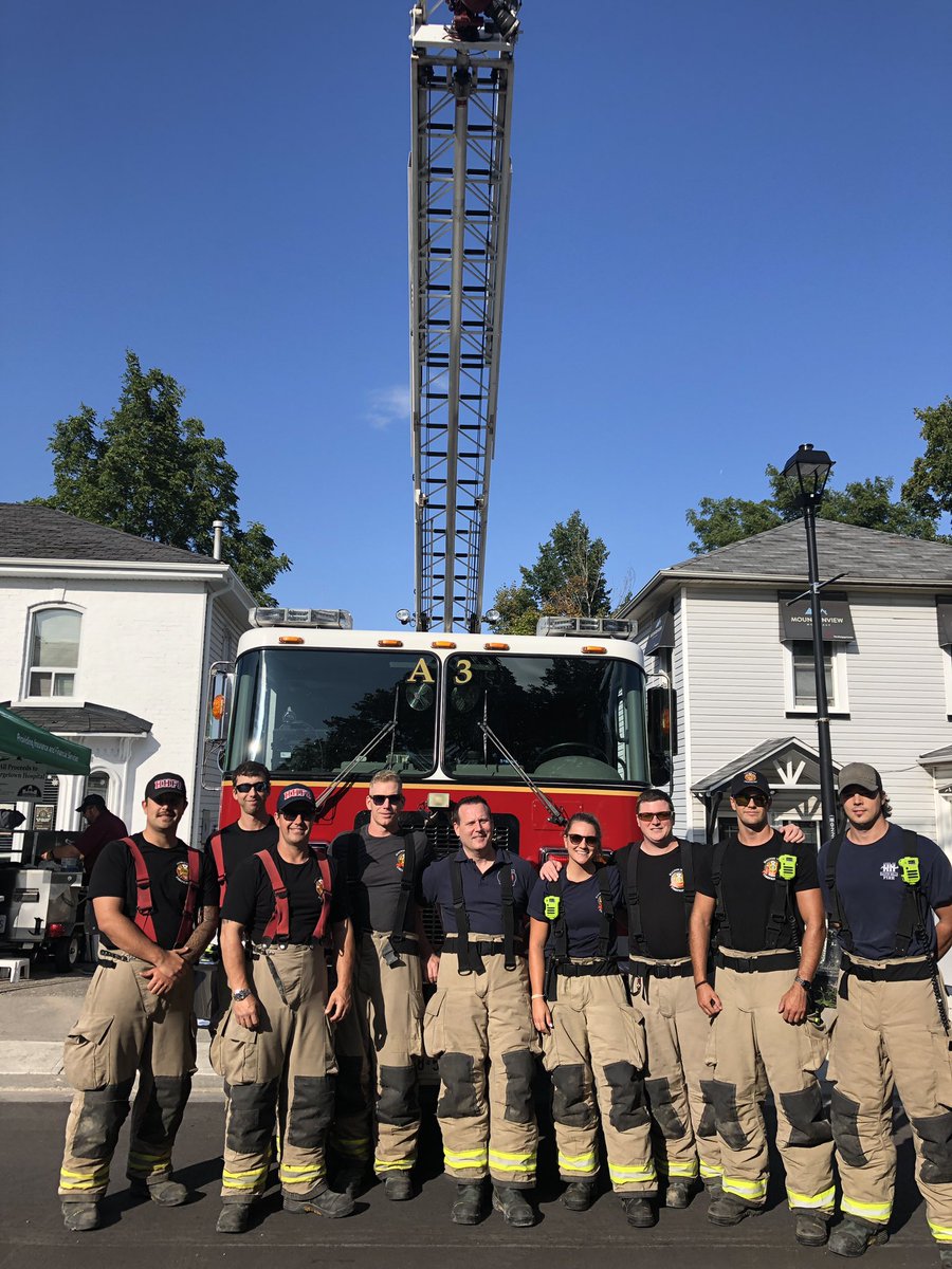 HaltonHillsFD's tweet photo. All set up at Rock N Roll Classics on Main st in Georgetown. Come visit us in front of Desjardens Insurance, 123 Main St until 8:00 pm. 
#OurFamilyProtectingYourFamily https://t.co/QR4VLWye9S