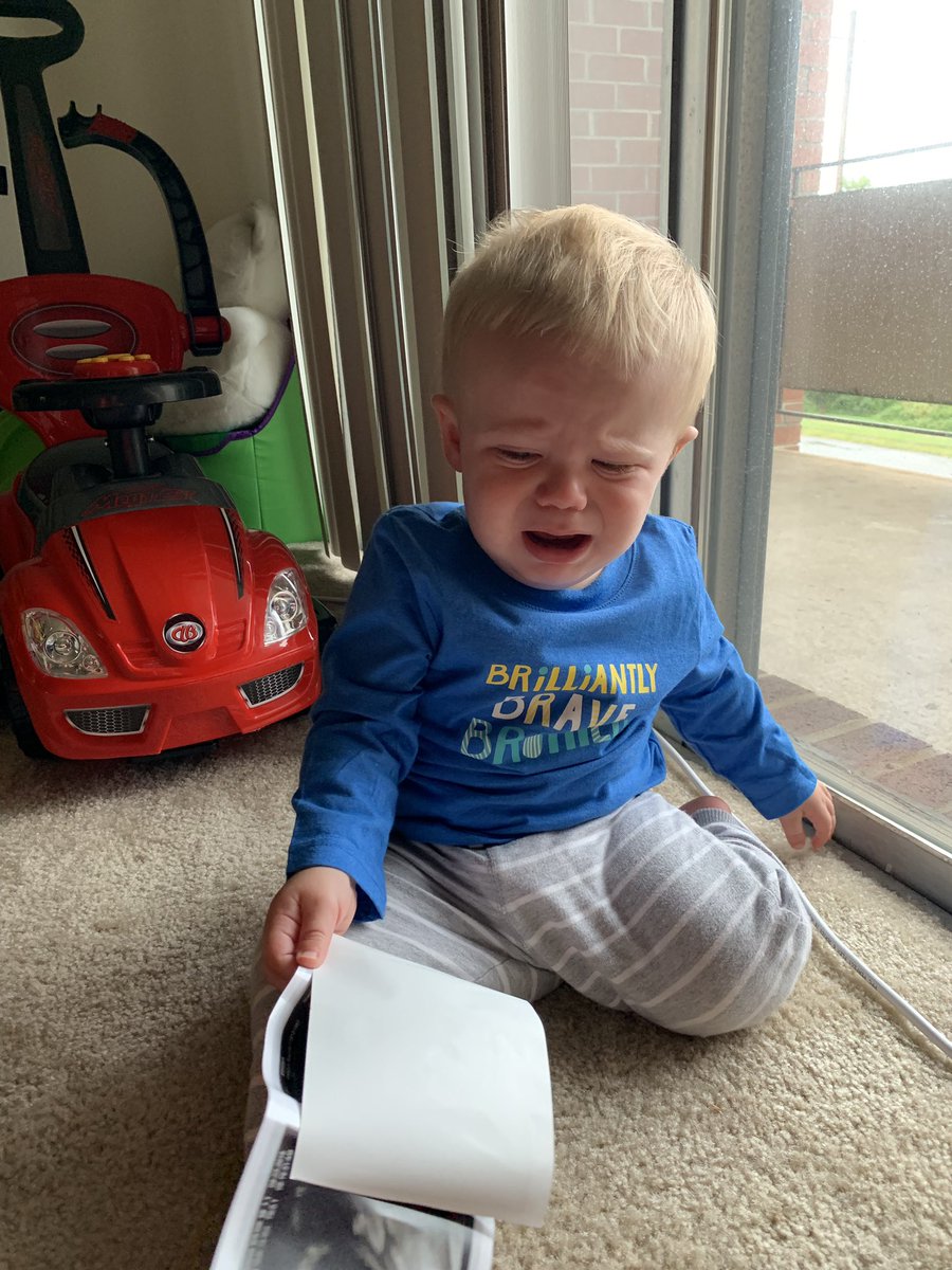 LexGetOnIt's tweet photo. Someone isn’t happy to be a big brother https://t.co/nK9qOB4bmU