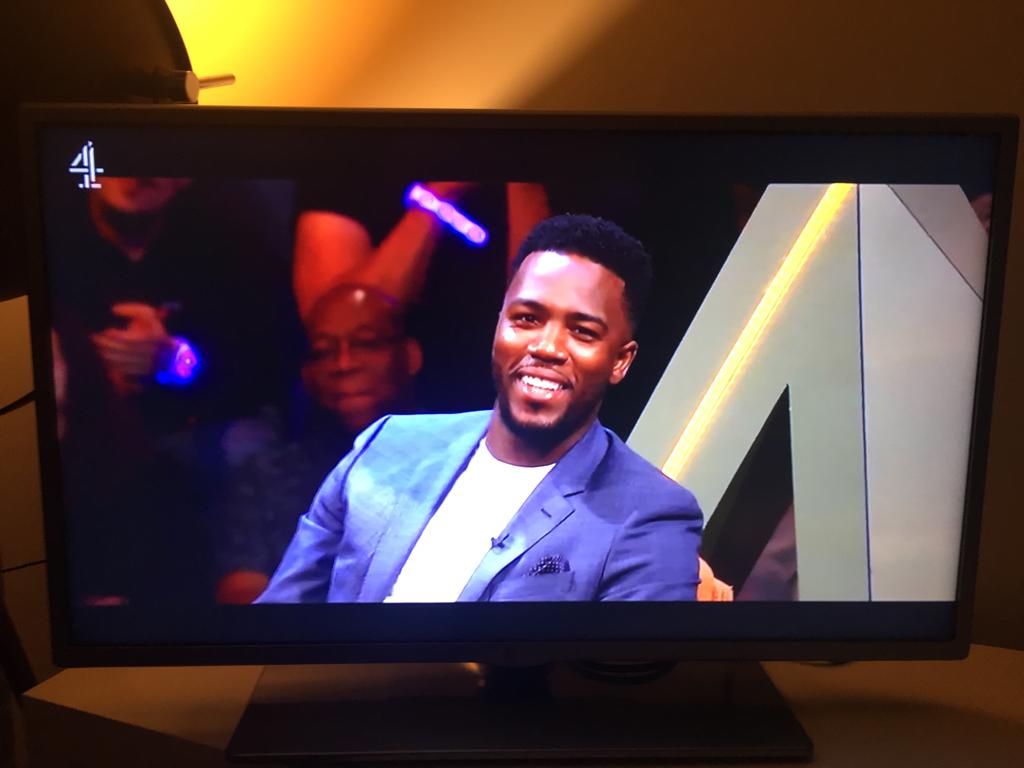 PRG2022's tweet photo. The one and only @IanWright0 spotted on #TheLateIshShow with @MoTheComedian... #thelateishshowvip #MoGilligan https://t.co/cmFVQvuheb