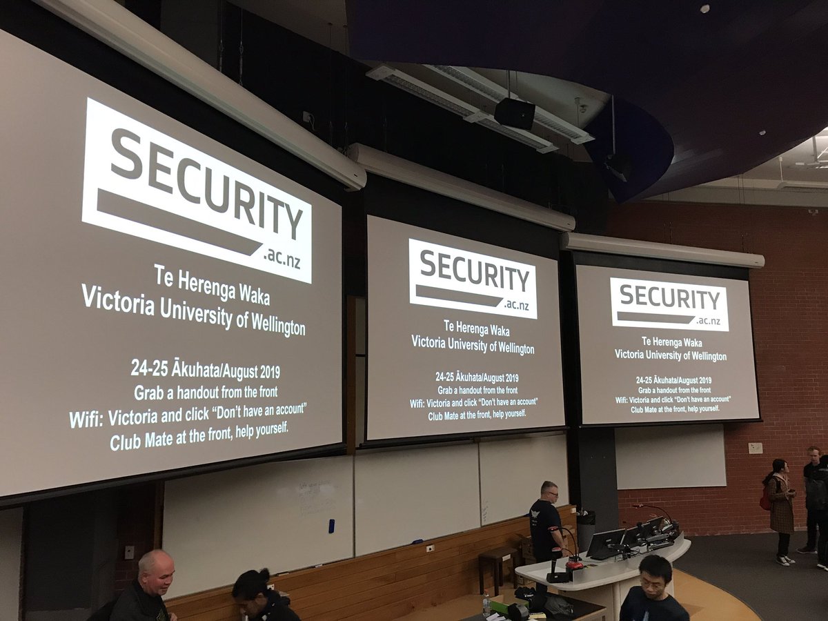 securityacnz's tweet photo. Almost time to start! https://t.co/kpnPD4yT6x