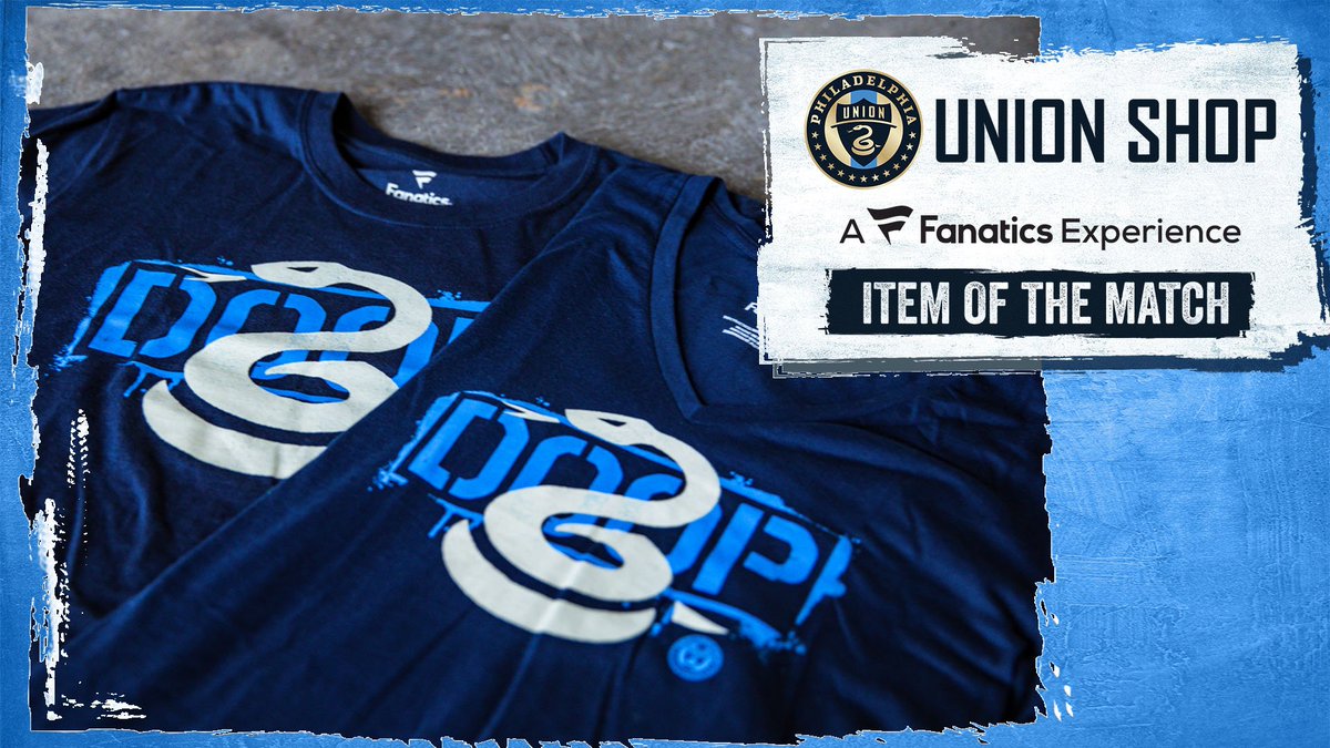 #DOOP tee gonna #DOOP - stop by the Union Shop and grab yours tomorrow!

Wanna win one?? Like💙 &amp; RT🔁 this post and we'll pick a lucky winner✨

<a href="/Fanatics/">Fanatics</a> Item of the Match