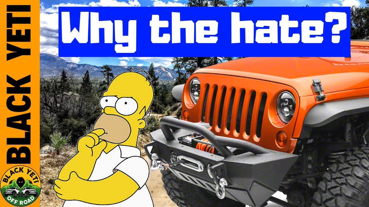 BlkYetiOffRoad's tweet photo. Why do you think there are so many Jeep Wrangler haters? 🤔 https://t.co/K8ccj8T3zS 👈🏼 https://t.co/M4H7I6QJre