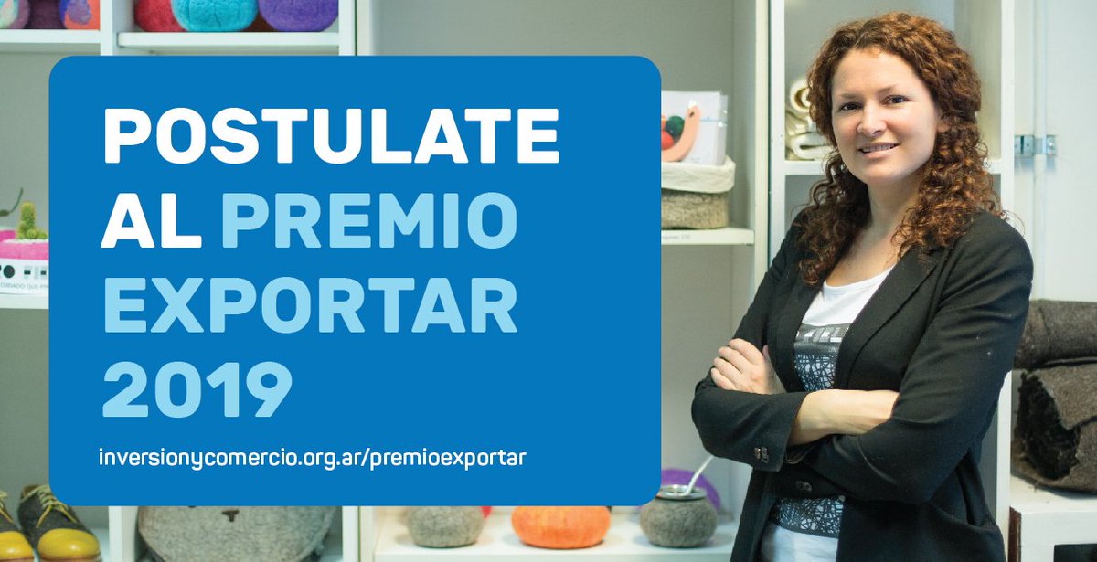 PromocionARG's tweet photo. ¡Último día para inscribirte al #PremioExportar 2019! Los ganadores recibirán US$ 5.000 para acciones de promoción en el exterior, presencia destacada en https://t.co/cHvYE7UXV6 y 2 años de licencia de Marca País Argentina. ¿Qué esperas? Postulate acá 👉 https://t.co/tNzW0C4wf7 https://t.co/vUlmTUatwo