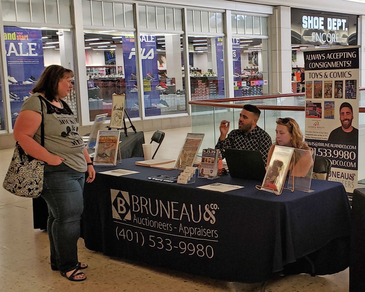bruneauandco's tweet photo. It was a great time at @ChapelHillsMall for our #Comicbook &amp; #Toy #Consignment Event at @cscomiccon! Didn't make it? Don't worry, @bruneauandco will be at #CSCC2019 all weekend! Come say hi 🖐️ https://t.co/XI1PiE3o5j