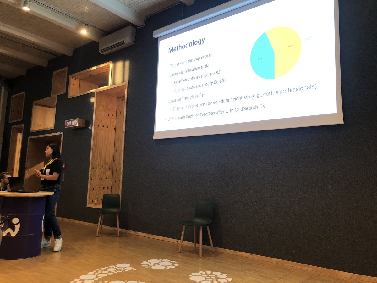 anamibisous's tweet image. @marielli on how she used data science to predict coffee qualilty on her own coffee farm in the Philippines! Super cool project 😍 #pypizza
