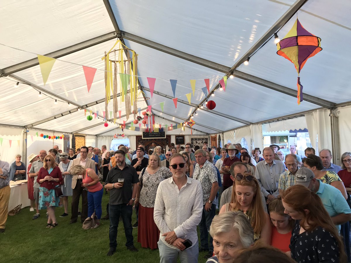 Mayor of Cirencester Patrick Coleman welcomes volunteers and supporters to the @Phoenixfest2019. Here’s to a great weekend - enjoy! 😃🍻 🎶 🎸