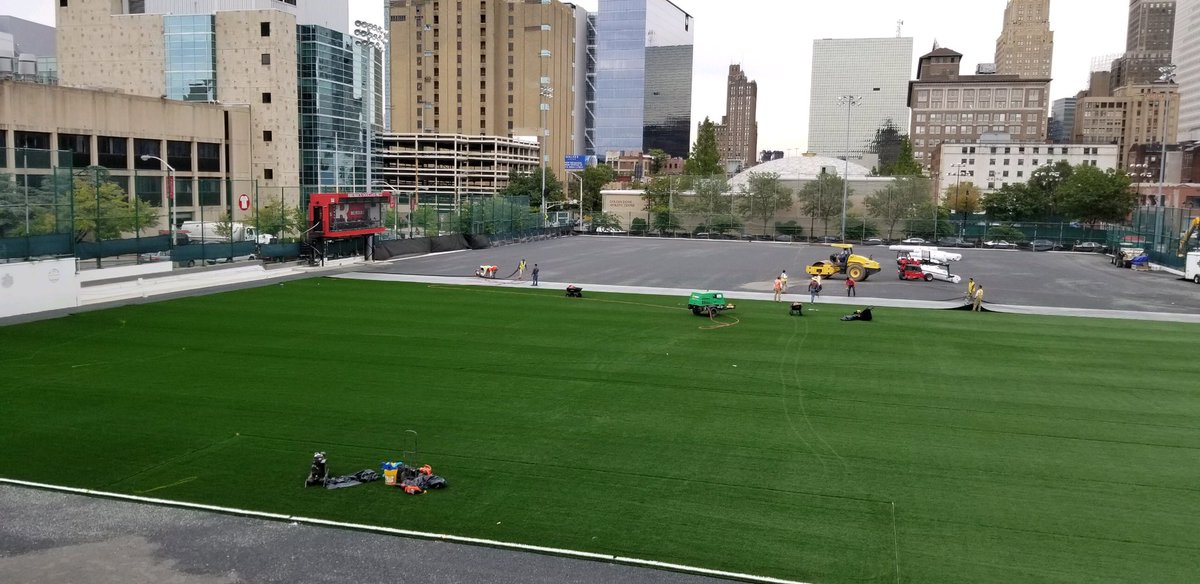 We’ve got turf!! #BrickCity