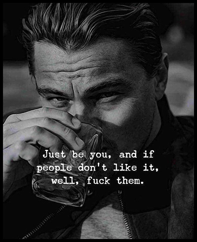 Just be yourself
