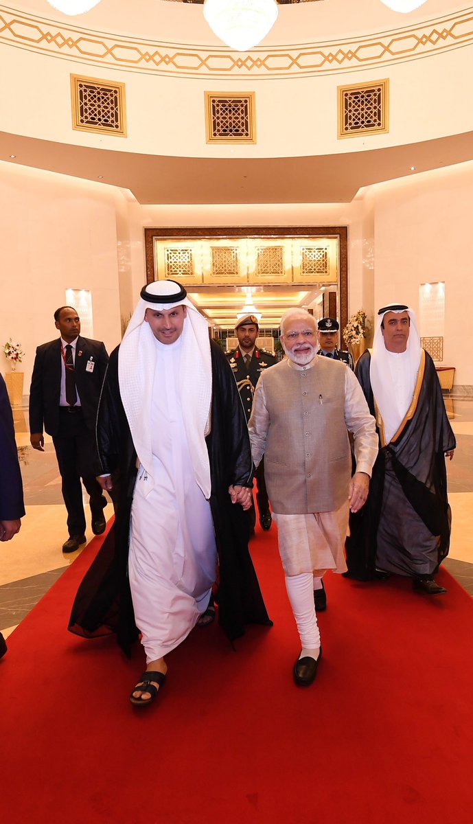 narendramodi's tweet photo. Reached Abu Dhabi. 

Looking forward to holding talks with His Highness Crown Prince @MohamedBinZayed and discussing the full range of friendship between India and UAE. 

Deepening economic relations will also be on the agenda during this visit. https://t.co/gpFmCeulj6