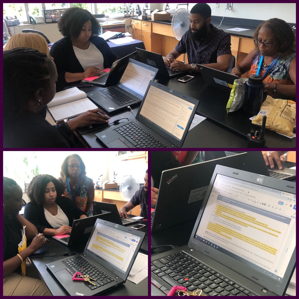 DrTAGAwak's tweet photo. 🐾 Science EOC PLC engaged in deep 🤔 pushing through purposeful planning on Wednesday ➡️  to the common exit ticket in classrooms on Friday! #DTE #Demonstrationoflearning @APSTherrell @Therrellprinci4 @iam_aprogers @drbyronwhite @dan_a_sims @drhafza https://t.co/HO4ym8SbOP