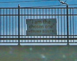SometimesSay's tweet photo. Boise is a little more interesting today. There's a new sign maker up here now, too! More to come.

#freewaysigns #ID1 
@IdahoStatesman
 
@IdahoDems
 
@IdahoReports
 #Idaho

#ChosenOne https://t.co/YYve4MGQmg