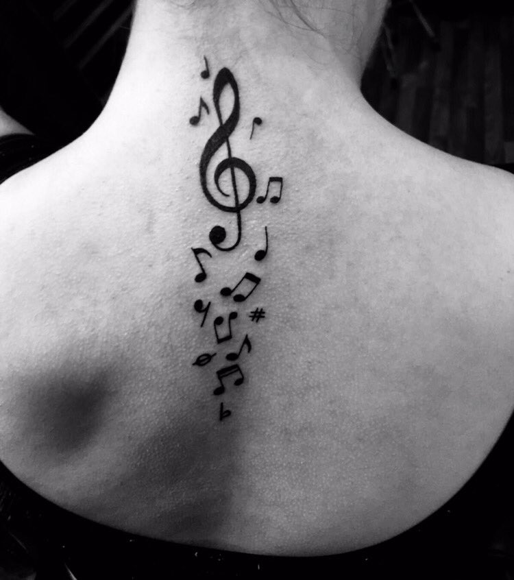 Delighted! @electricsoulcork #tattoo #smilinginsideandout #musicalnotes