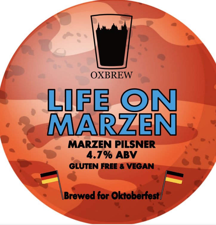 Coming soon!!! 🍺 Brewed to celebrate Oktoberfest. 😊 It’s currently still largering in our conditioning tank. ⏰
______________________________
#craftbeer #craftbrewery #oxbrew