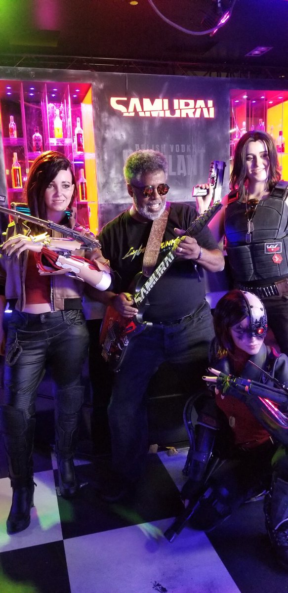 RTalsorianGames's tweet image. Maximum Mike’s starting a new band. #Cyberpunk2077 #cyberpunk2020 #cyberpunkred #gamescom2019