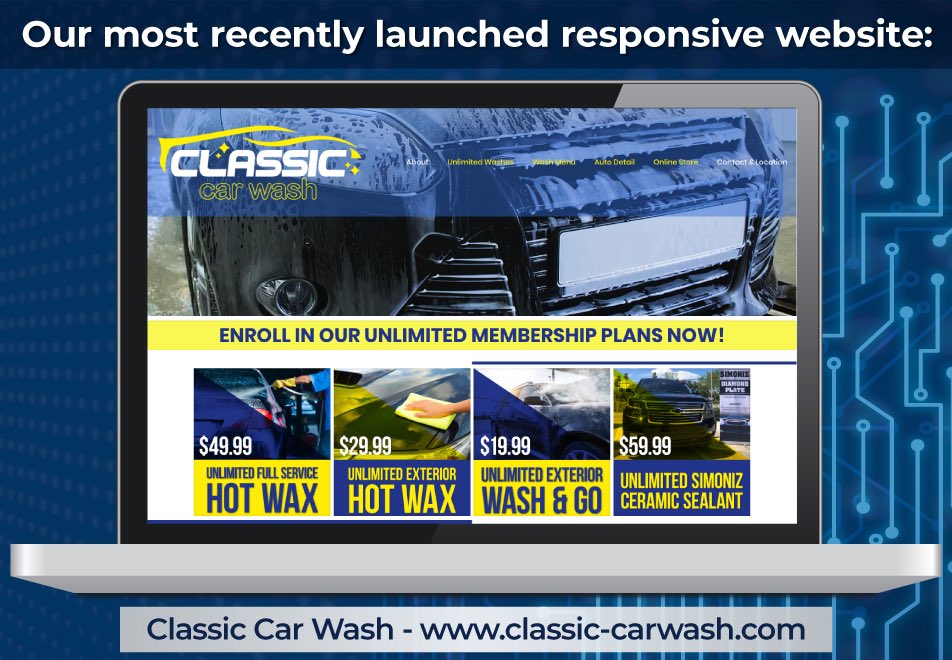 KinetixSol's tweet photo. The #Kinetix team has done it again! Another successful #website has been launched with custom features, #graphics, menus, #mobile responsiveness, hosted on #Azure, &amp; more! Here are some #desktop &amp; #mobile views.

Check it out &amp; get #TheCleanCarFeeling at: https://t.co/fO0pX2LPke https://t.co/YHhpn6mqmS