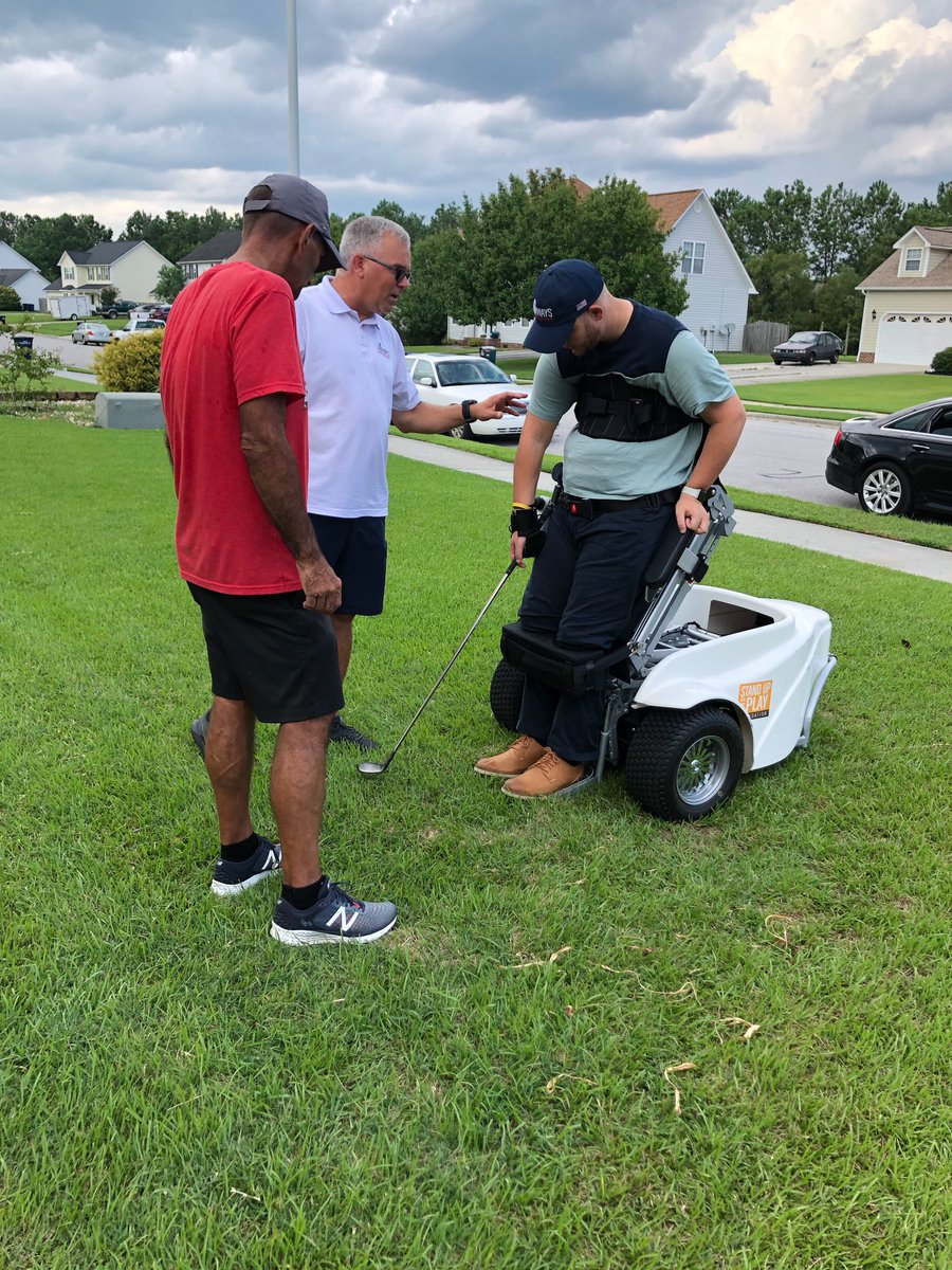 Tom_Duty's tweet photo. Man what a huge honor and opportunity to make my way back to golf!! As a former LEO who became paralyzed, golf was my LOVE. @Paragolfer needs all the praise and glory for getting me started!! #StandUpAndPlay #FairwaysForWarriors
@NickFaldo006 @jacknicklaus @realDonaldTrump https://t.co/d6TkfYQYfW