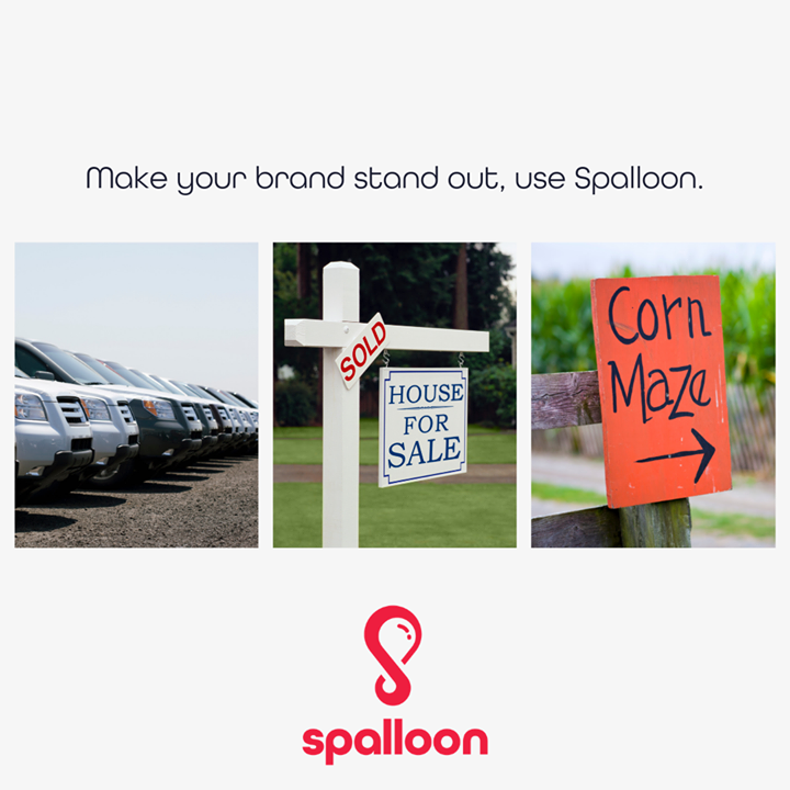 Don’t let your business fade into the background! Stand out with Spalloon! spalloon.co/2LEwoof