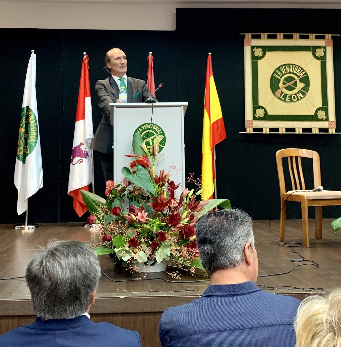 García de Celis (@garciadecelis) on Twitter photo Hoy inauguramos el nuevo edificio de La Venatoria en #leonesp 
Se encarga el Presidente D. Rafael Santos
Felicidades a todos los socios Hoy inauguramos el nuevo edificio de La Venatoria en #leonesp 
Se encarga el Presidente D. Rafael Santos
Felicidades a todos los socios