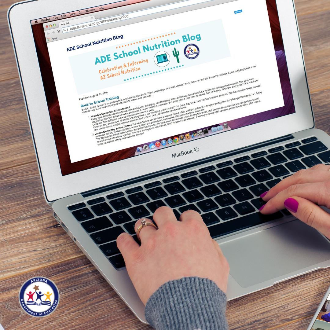Have you seen the latest post of the ADE School Nutrition Blog? We're highlighting three districts and their back to school trainings! Check it out at buff.ly/2NwqS92 #FuelingAZ