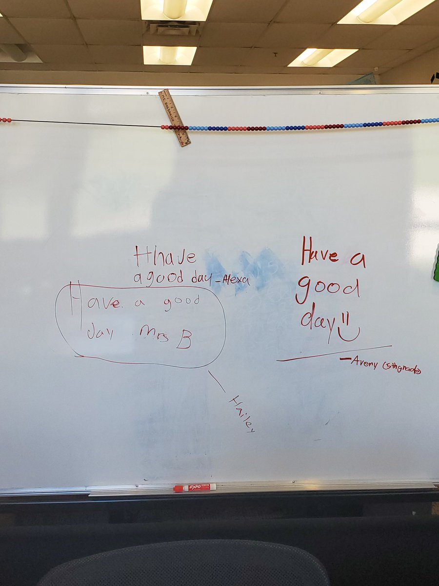 Love coming back to my table to find notes like these from students. 😊 #rvican #sd113allin