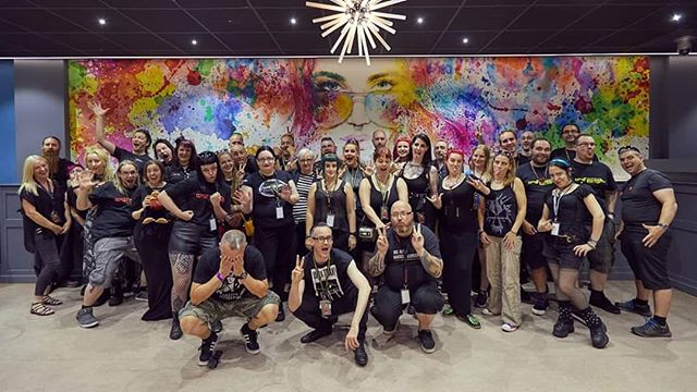 infest_uk's tweet photo. The Infest Crew are READY, are you?
#infestfestival #infestuk #industrialsummercamp #bradford #westyorkshire #uk #nitzerebb #shewantsrevenge #zardonic #dirkivens #lightasylum #ancientmethods #futureliedtous #kaelanmikla #sulpher #ravethereqviem #torul #ohmelectronic #cacophoneu https://t.co/sbiVfKW2S9