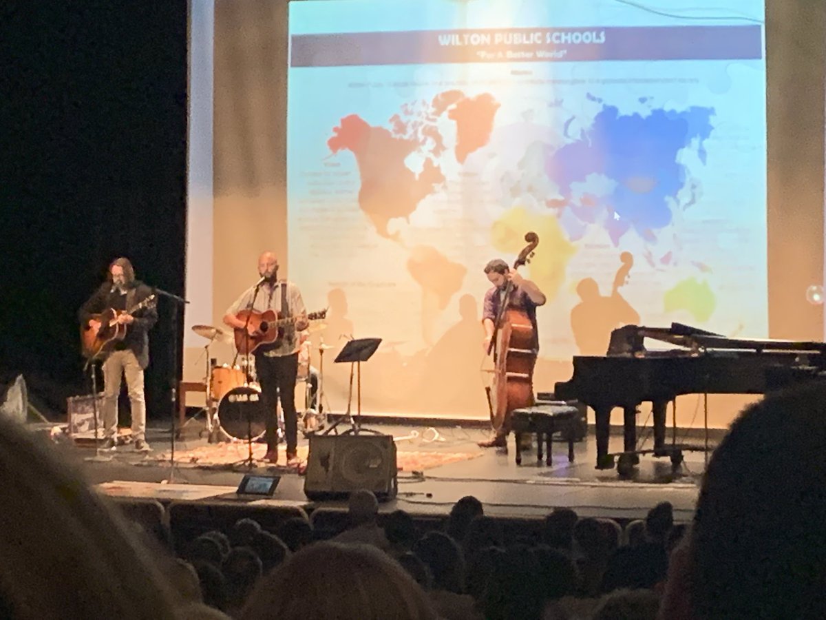Rockin’ out to the @alternateroutes at convocation today! Such a wonderful way to kick off our school year! Thank you @WiltonSchools #wiltonwayct @WPSCMSocial