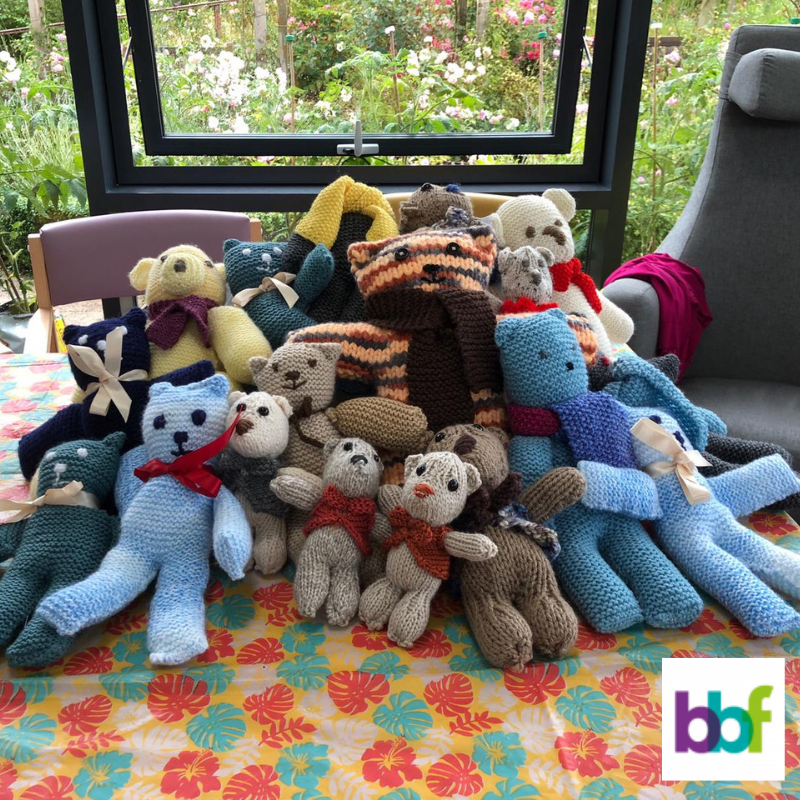 buddybagsuk's tweet photo. Have you been knitting bears for the BBF? Send us a video or your group knitting these lovely bears so that we can feature you on our social media pages! If you have a video to share, email hello@buddybagfoundation.co.uk #knitting #knittedbears #knittinggroups #buddybags https://t.co/gH7C3YD4js