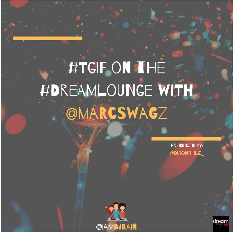 marcswagz's tweet photo. Monster hits back to back all the way till midnight on the #TGIF edition of the #DreamLounge with @marcswagz &amp; the incredible @IamdjRain T U N E IN @dream925fm 🚀🚀🌴 https://t.co/IKXUrrlNrz