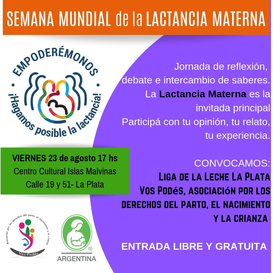 LactanciaLP's tweet photo. #lactanciamaterna #SMLM2019  @LLL_Arg https://t.co/QQsRIBzfS8