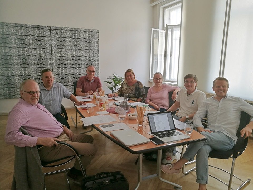 Today the board of the ECCO International Communications Network met in Vienna. With representatives from Germany, the Netherlands, Switzerland and the UK. Many thanks to the chairman Christian Kollmann from Austria for hosting the meeting.