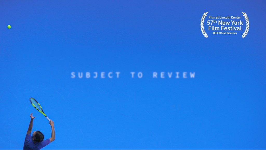Proud to announce that SUBJECT TO REVIEW, my new film for <a href="/espn/">ESPN</a> 30for30, will premiere October 9th at this year’s <a href="/nyff/">chris nyffeler</a>.✌️❤️