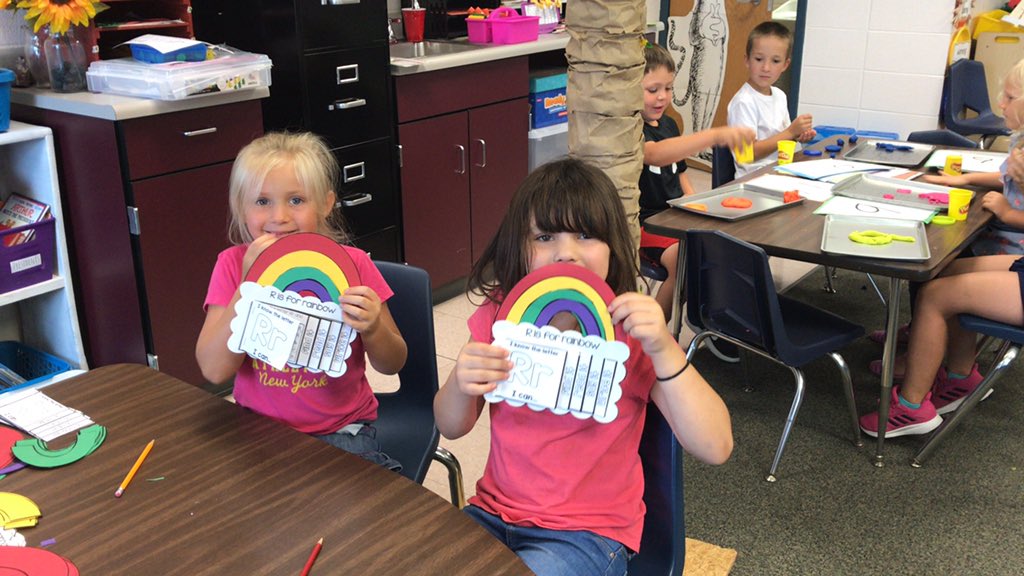 JcdHicks's tweet photo. Letter R begins with rainbow! https://t.co/FRuVBya0Ui